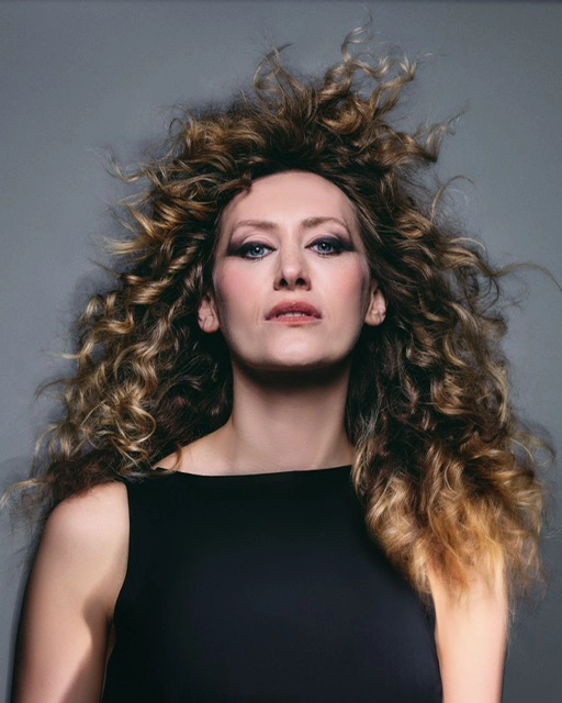 Bronte Wooding Brunette Curly Hair